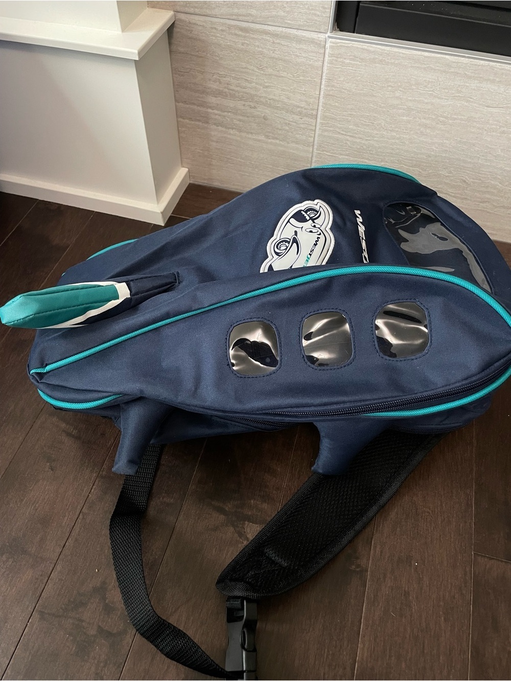 WestJet Airplane Shaped Kids Backpack